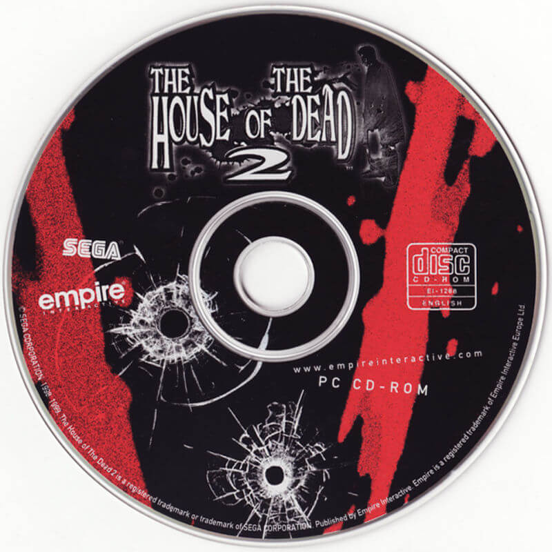 Лицензионный диск The House of the Dead II для Windows